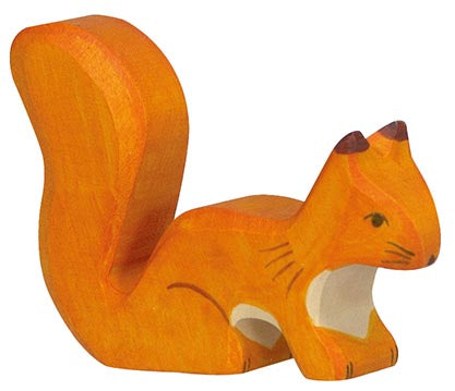 Holztiger Squirrel Standing Orange