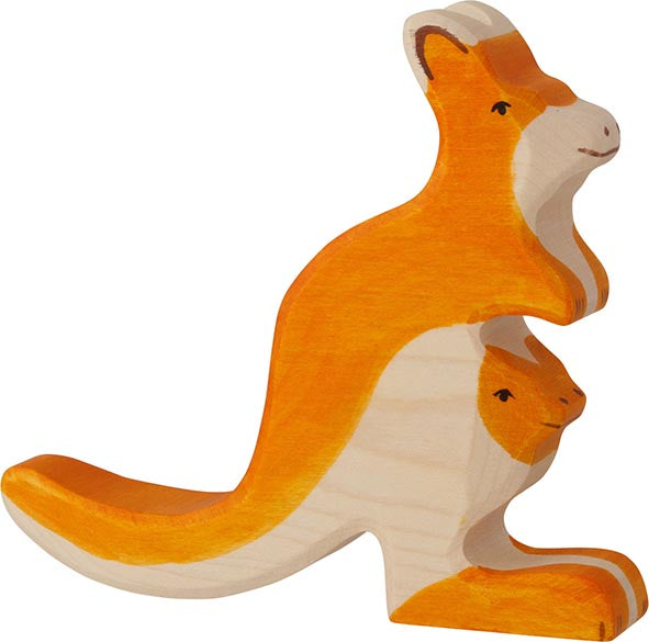 Holztiger Kangaroo with Young