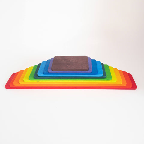 Lil'Playground Wooden Rainbow Building Boards