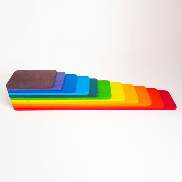 Lil'Playground Wooden Rainbow Building Boards