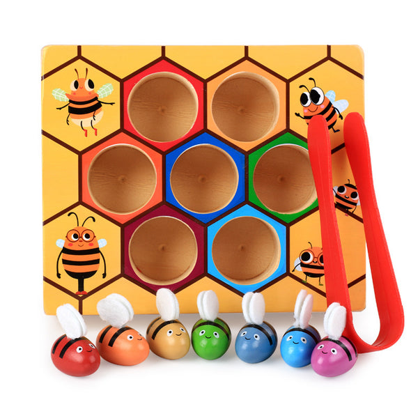 Wooden Beehive Sorting Game | Motor Skills | Imagination