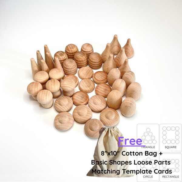 Lil'Playground Natural Wooden Loose Parts