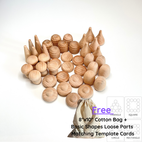 Lil'Playground Natural Wooden Loose Parts