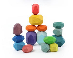 Lil'Playground Wooden Stacking Stones