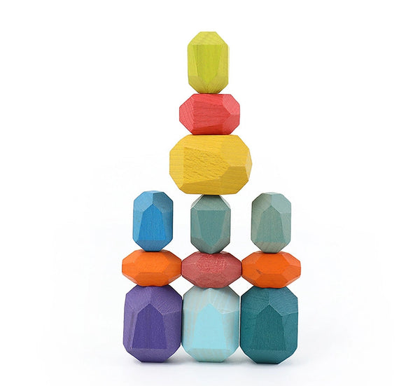 Lil'Playground Wooden Stacking Stones